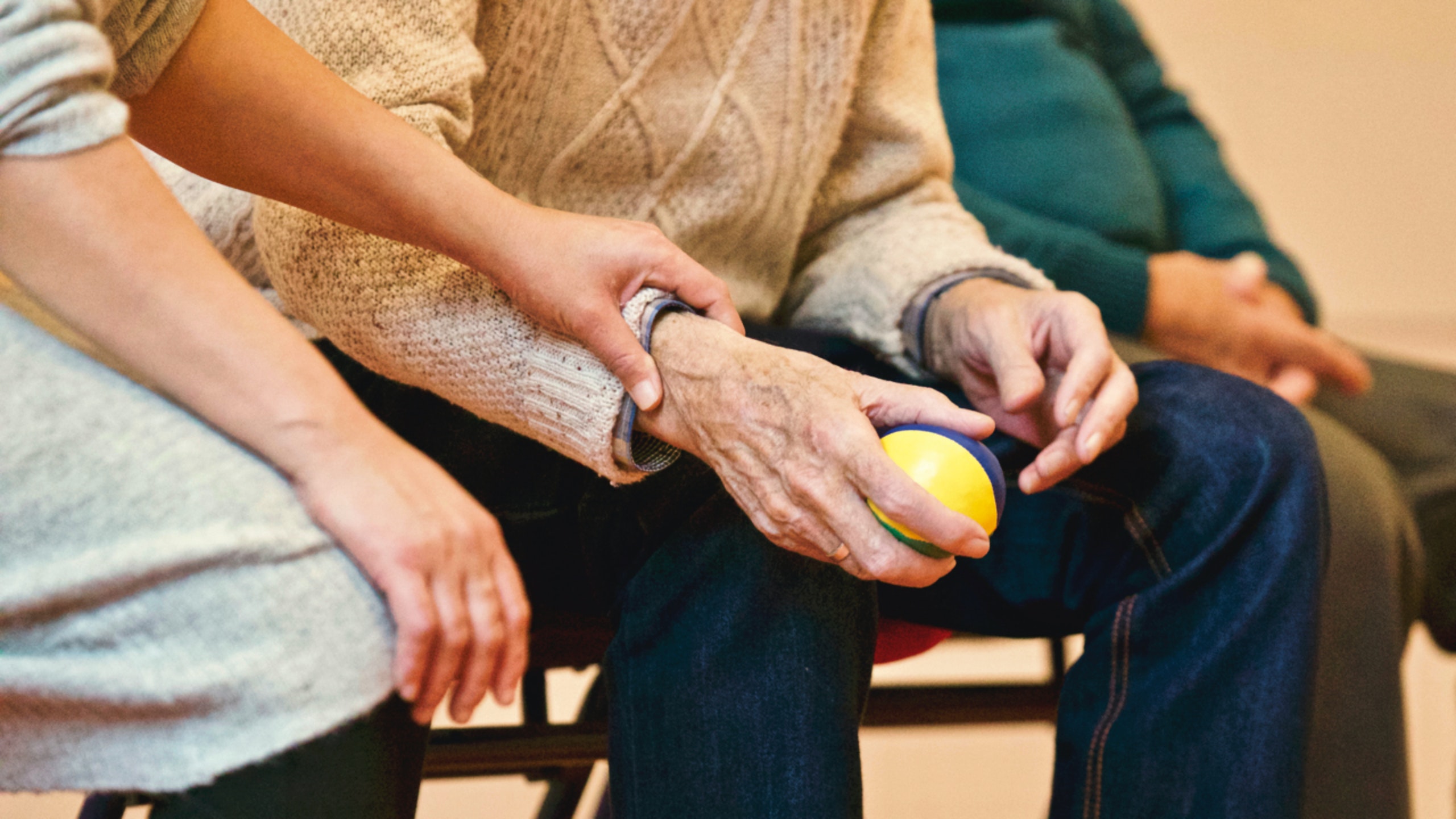 Elderly person with their Caregiver